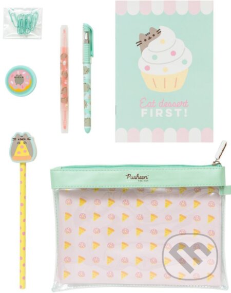 Set 6 školských pomôcok Pusheen: Foodie