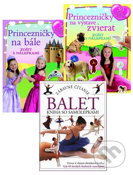 Siracusalife.it Princezničky na výstave zvierat + Princezničky na bále + Balet (kolekcia troch zošitkov) Image