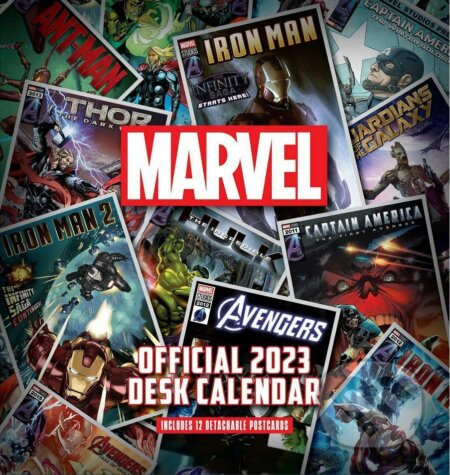 Oficiálny stolový kalendár 2023 Marvel superhrdinovia - 