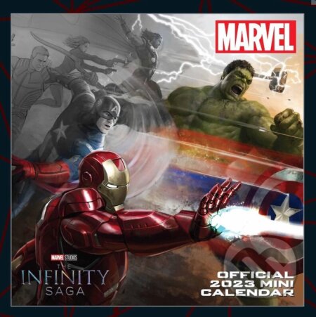 Oficiálny nástenný mini kalendár 2023: Marvel Heroes - 