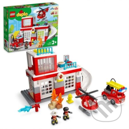LEGO® DUPLO® 10970 Hasičská stanica a vrtuľník - 