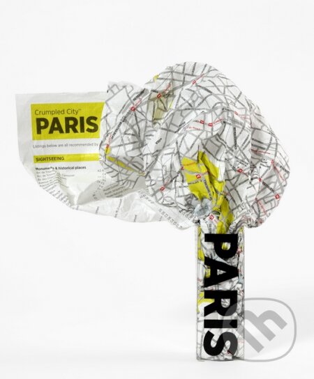 Crumpled City Map: Pariž - 