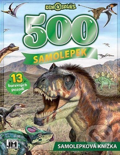 500 samolepek - Dinosauři - 