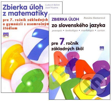 Zbierka úloh zo slovenského jazyka + Zbierka úloh z matematiky (7. ročník) - Renáta Somorová, Beata Menzlová, Verena Paar, Michal Dvorecký