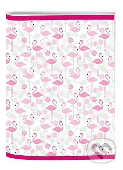 Sešit A4 Trend linkovaný Flamingo