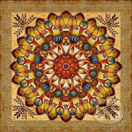 Diamantový obrázek 7D - Mandala 30 x 30 cm