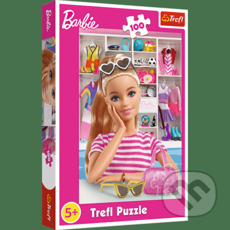 Trefl Puzzle 100 - Zoznámte sa s Barbie / Mattel, Barbie