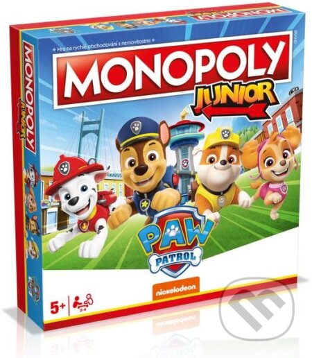 Monopoly Junior Tlapková patrola CZ