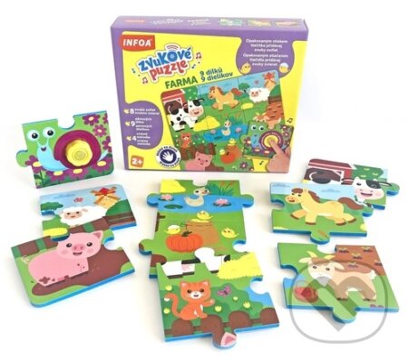 Zvukové puzzle Farma