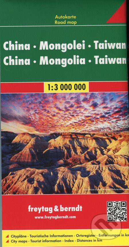 China-Mongolei-Taiwan 1:3 000 000 - freytag&berndt