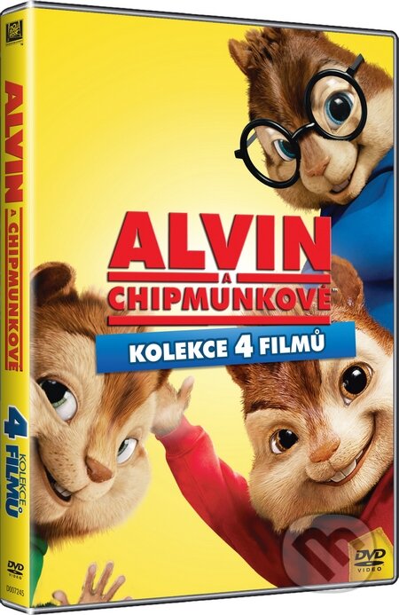 Alvin a Chipmunkové 1-4 - 4DVD