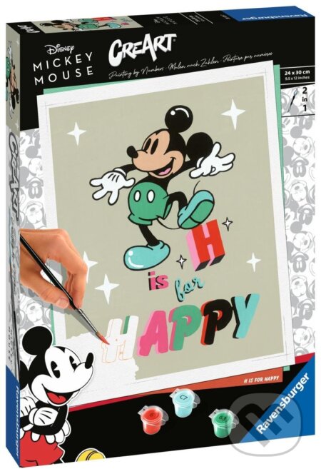 CreArt Disney: Mickey Mouse: H is for HAPPY