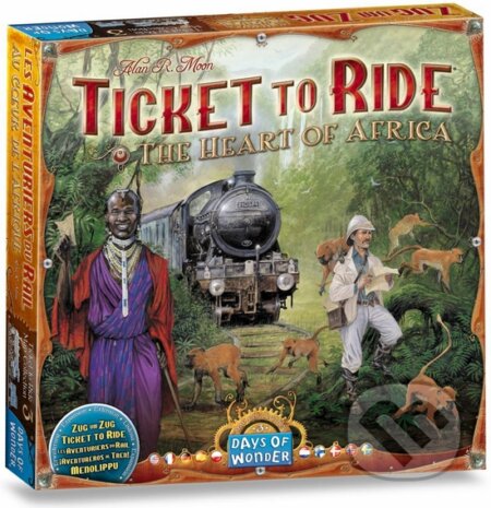 Ticket to Ride Map Collection: The Heart of Africa - Alan R. Moon