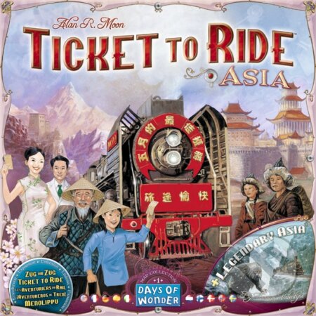 Ticket to Ride Map Collection: Asia - Alan R. Moon, François Valentyne