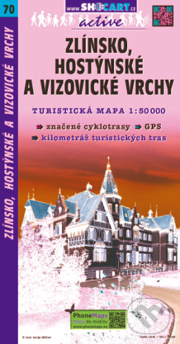 Zlínsko, Hostýnske a Vizovické vrchy 1:50 000