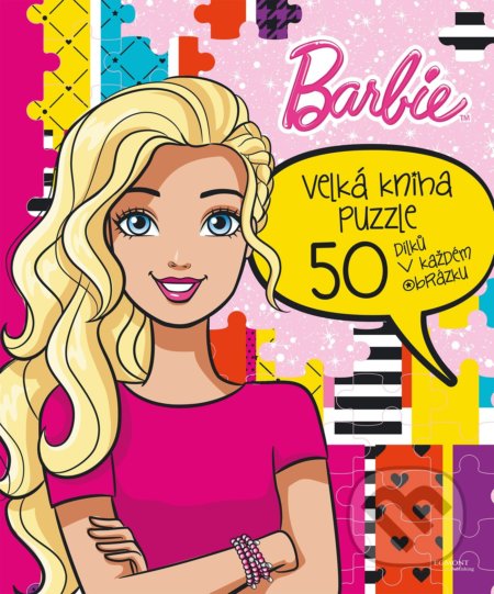 Barbie: Velká kniha puzzle - Egmont ČR