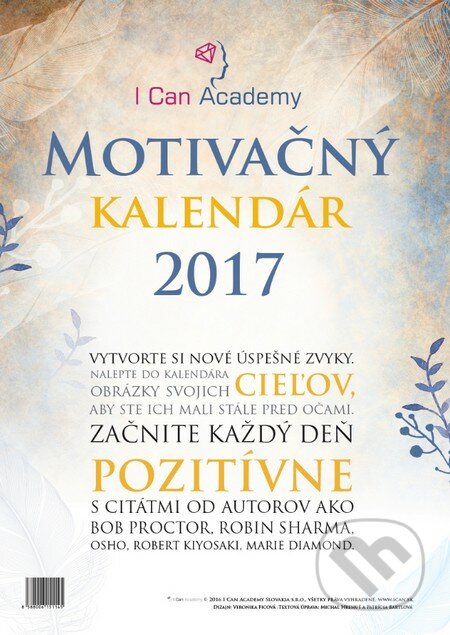 I Can Academy Motivačný kalendár 2017 - 