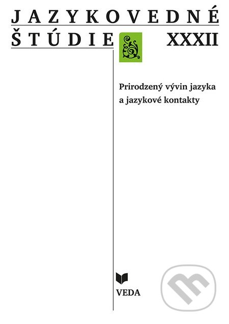 Jazykovedné štúdie XXXII.