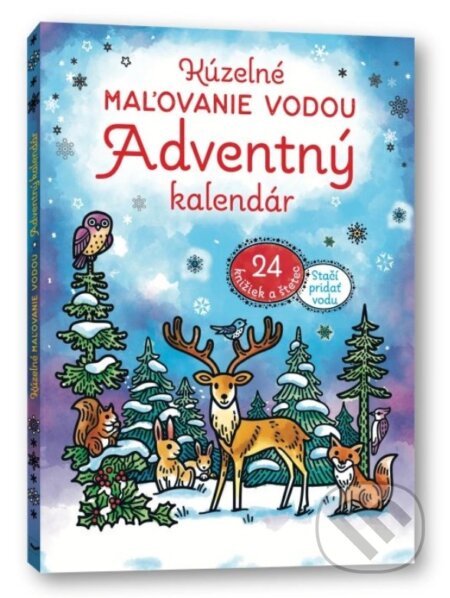 Kúzelné maľovanie vodou: Adventný kalendár