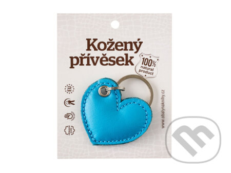 Klíčenka srdce modré