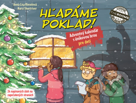 Hľadáme poklad!: Adventný kalendár pre deti s únikovou hrou
