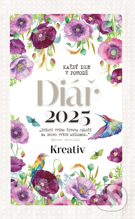 Kreativ Diář 2025 - Vlčí máky