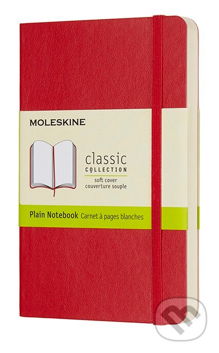 Moleskine - červený zápisník - 