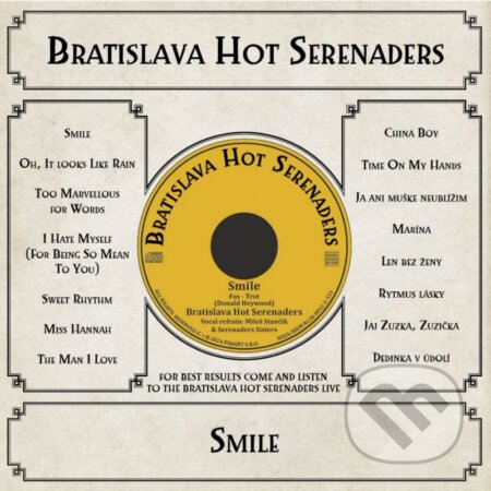 Bratislava Hot Serenaders: Smile LP