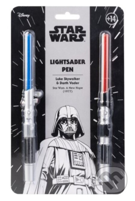 Set svietiacich pier Star Wars: replika mečov Luke Skywalkera a Darth Vadera