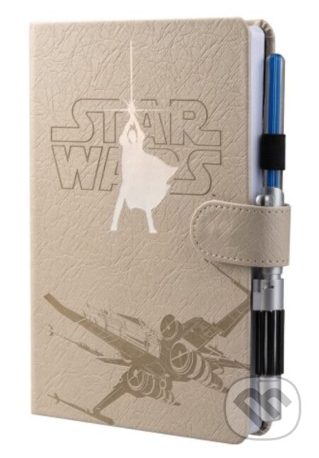 Poznámkový blok se svietiacim perom Star Wars: Luke Skywalker