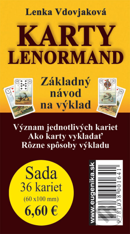 Karty Lenormand - Lenka Vdovjaková