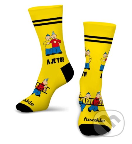 Ponožky Pat a Mat s rebríkom
