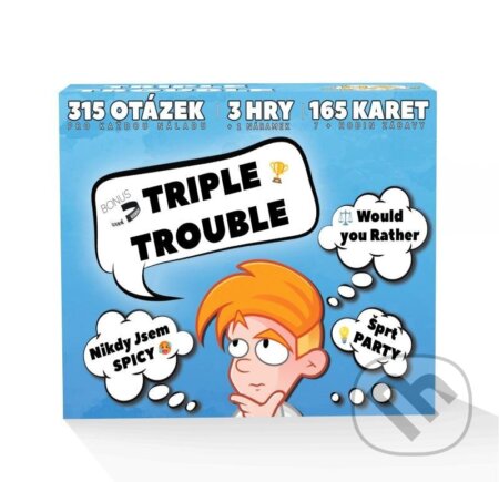 Triple Trouble PACK - Karetní párty set