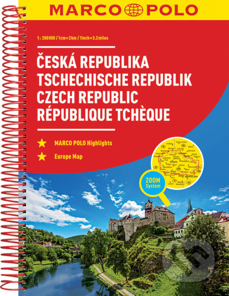 Česká republika / Tschechische Republik / Czech Republic / République tchèque (atlas) - Marco Polo