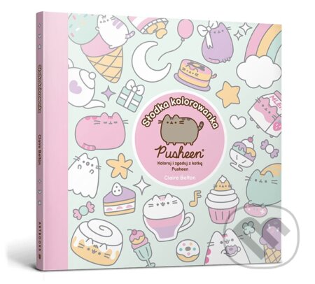 Pusheen. Słodka kolorowanka. Koloruj i zgaduj z kotką Pusheen