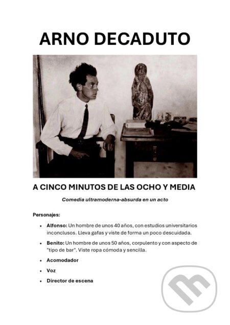A cinco minutos de las ocho y media