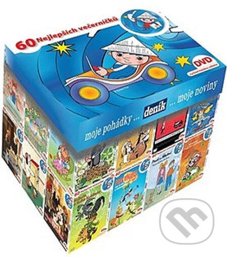 Večerníčkový BOX DVD - kolekce 63 večerníčků na DVD