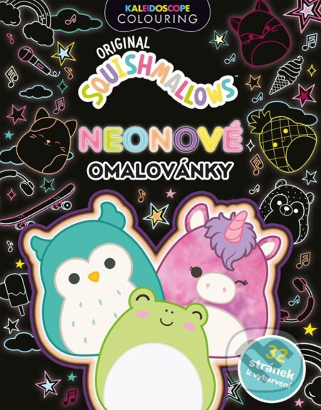 Squishmallows: Neonové omalovánky