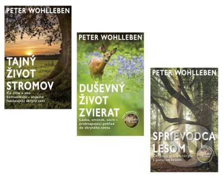 Tajný život stromov, Duševný život zvierat, Sprievodca lesom (Kolekcia) - Peter Wohlleben