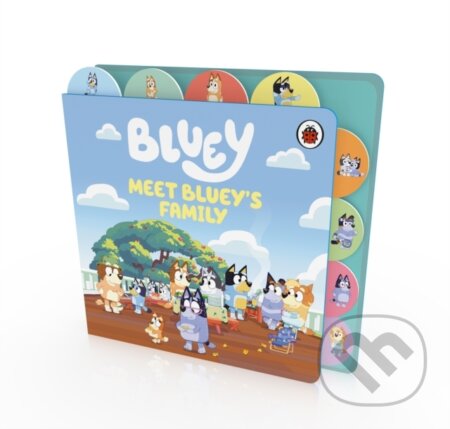 Bluey: Meet Blueys Family: Tabbed Board Book