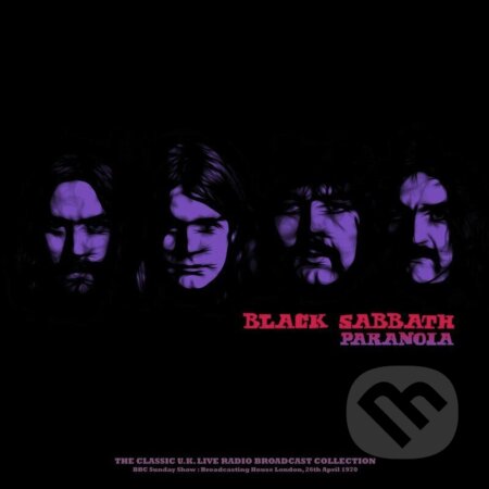 Black Sabbath: Paranoia: Bbc Sunday Show, London 1970 (Purple)  LP