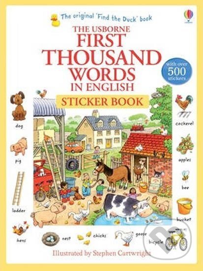 1000 Words in English Sticker