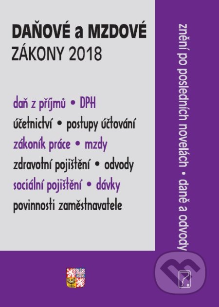 Daňové a mzdové zákony 2018 (CZ) - Poradce s.r.o.