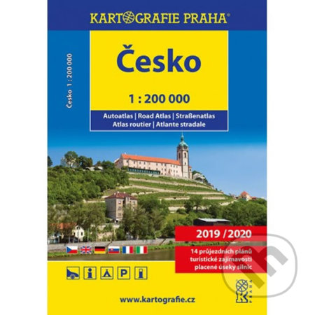 Česká republika - autoatlas 1:200 000 - Kartografie Praha