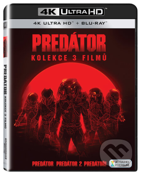 Predátor 1-3 Ultra HD Blu-ray - John McTiernan, Stephen Hopkins, Nimród Antal