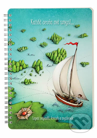 KAŽDÁ CESTA MÁ SMYSL (Lapač nápadů, kreseb a myšlenek (A5))