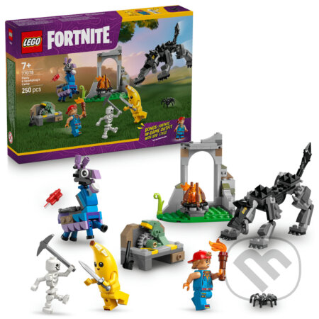 LEGO® Fortnite 77075 Peely a Sparkplug a ich táborisko