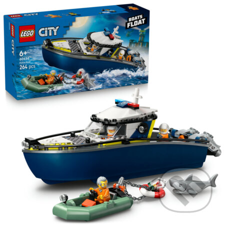 LEGO® City 60456 Naháňačka v policajnej lodi
