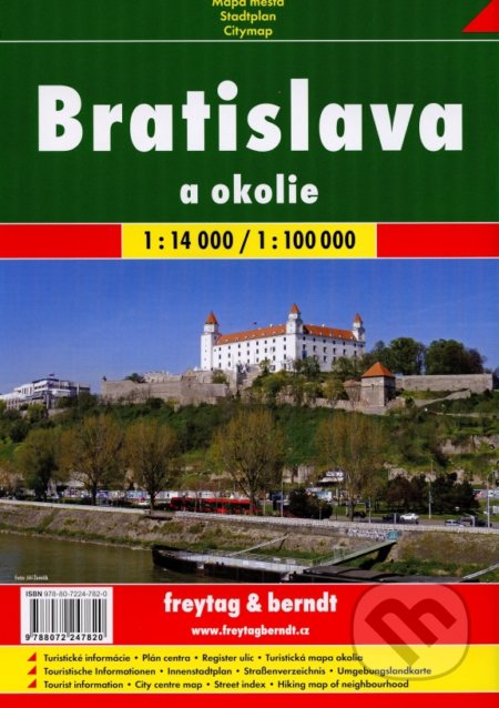 Siracusalife.it Bratislava a okolie 1:14 000, 1:100 000 Image