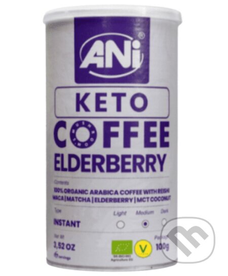 Elderberry Reishi BIO instantná káva